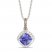 Le Vian Tanzanite Necklace 1/10 ct tw Diamonds 14K Vanilla Gold