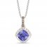 Le Vian Tanzanite Necklace 1/10 ct tw Diamonds 14K Vanilla Gold