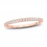 Diamond Wedding Band 1/10 ct tw Round-Cut 14K Rose Gold