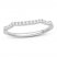 Diamond Wedding Band 1/5 ct tw Round-cut 14K White Gold