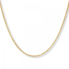 Spiga Chain Necklace 14K Yellow Gold 20" Length