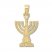 Menorah Charm 14K Yellow Gold