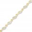 Diamond Bracelet 1/4 ct tw Round-cut 10K Yellow Gold