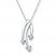 Diamond Necklace 1/4 ct tw Round-cut 10K White Gold