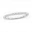 Diamond Wedding Band 1/15 ct tw Round-cut 14K White Gold