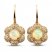 Le Vian Creme Brulee Opal Earrings 1-3/4 ct tw Diamonds 14K Strawberry Gold