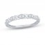 Diamond Anniversary Ring 1/15 ct tw Round-cut 10K White Gold