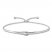 Love + Be Loved Diamond Bolo Bracelet 1/4 ct tw 10K White Gold