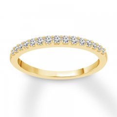 Diamond Wedding Band 1/5 ct tw Round-cut 14K Yellow Gold