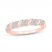 Diamond Anniversary Ring 1/3 ct tw 10K Rose Gold