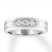 Leo Diamond Men's Wedding Band 1/2 ct tw Round-cut 14K Gold