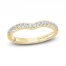 Monique Lhuillier Bliss Diamond Wedding Band 3/8 ct tw Round-cut 18K Yellow Gold