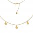 Star Choker Necklace 14K Yellow Gold