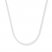 Cable Chain Necklace 14K White Gold 18" Length