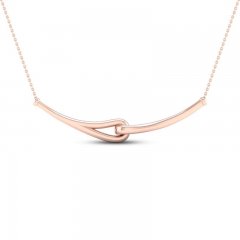 Love + Be Loved Necklace 10K Rose Gold 18"