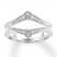 Diamond Enhancer Ring 1/3 ct tw Round-cut 14K White Gold