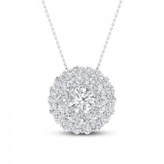 Lab-Created Diamonds by KAY Necklace 1-1/4 ct tw 14K White Gold