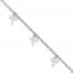 Dragonfly Anklet Sterling Silver 9" Length