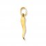 Italian Horn Charm 14K Yellow Gold