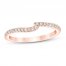 Diamond Wedding Band 1/6 ct tw Round-cut 14K Rose Gold