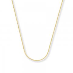 Wheat Chain Necklace 14K Yellow Gold 20" Length