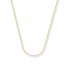 Wheat Chain Necklace 14K Yellow Gold 20" Length