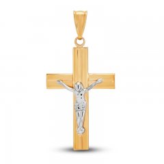 Crucifix Charm 14K Yellow Gold