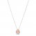 Le Vian Morganite & Diamond Necklace 1/8 ct tw 14K Vanilla Gold 18"