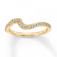 Diamond Wedding Band 1/5 ct tw 14K Yellow Gold