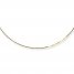 Box Chain Necklace 14K Yellow Gold 16" Length