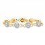 Diamond Bracelet 3 Carat tw 14K Yellow Gold