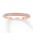 Diamond Anniversary Band 1/6 ct tw Round-cut 10K Rose Gold