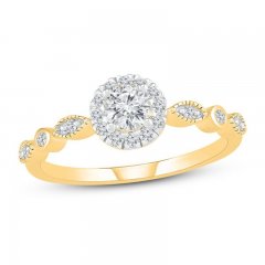 Diamond Engagement Ring 3/8 ct tw 10K Yellow Gold