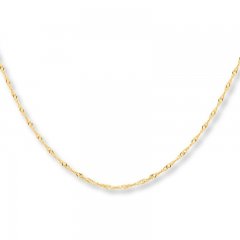 Singapore Necklace 10K Yellow Gold 20" Length