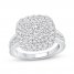 Diamond Engagement Ring 2 ct tw Round-cut 14K White Gold