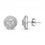 Diamond Stud Earrings 1/2 ct tw 10K White Gold