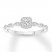 Diamond Engagement Ring 1/3 ct tw Round-cut 10K White Gold