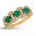 Le Vian Natural Emerald Ring 3/4 ct tw Nude Diamonds 14K Gold