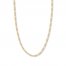 16" Figaro Chain Necklace 14K Yellow Gold Appx. 3.2mm