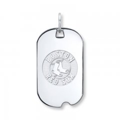 MLB Boston Red Sox Dog Tag Sterling Silver