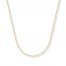 Cable Chain Necklace 14K Yellow Gold 30" Length