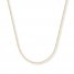 Cable Chain Necklace 14K Yellow Gold 30" Length