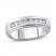 Lab-Created Diamonds by KAY Men's Wedding Band 1/2 ct tw 14K White Gold