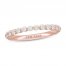 Neil Lane Premiere Diamond Band 1/2 ct tw Round 14K Rose Gold