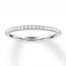 Diamond Wedding Band 1/6 ct tw Round-cut 14K White Gold