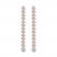 Diamond Drop Earrings 3/8 ct tw Round-cut 10K Rose Gold