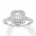 Diamond Engagement Ring 7/8 ct tw Round-cut 14K White Gold