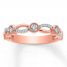 Diamond Anniversary Band 1/6 ct tw Round-cut 10K Rose Gold