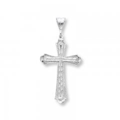 Cross Charm Sterling Silver