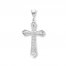 Cross Charm Sterling Silver